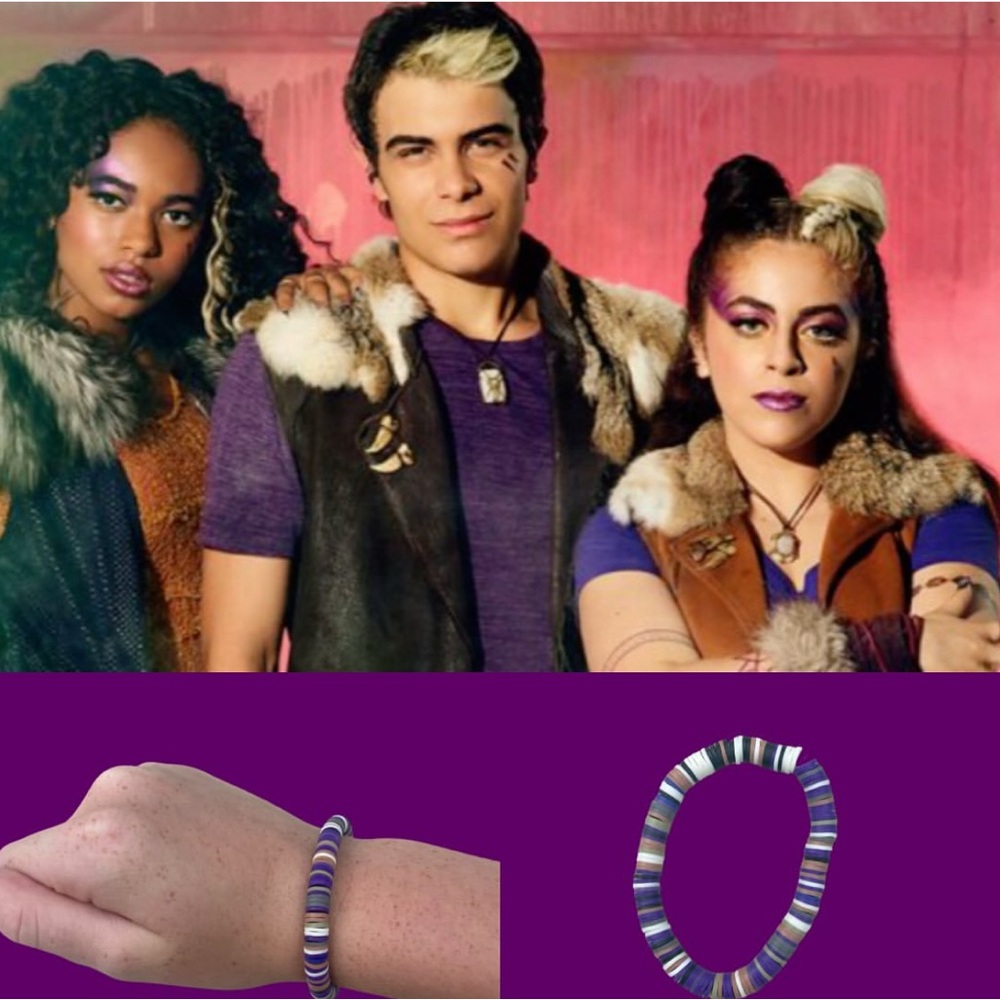 Werewolves from zombies, clay bead bracelet